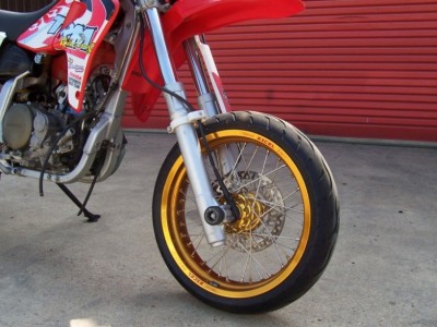 Chrániče přední vidlice, Honda XR 650R, černé